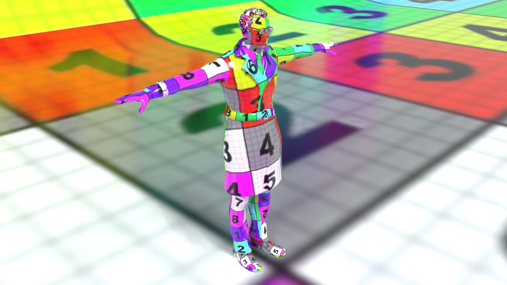 laos British Spy Low-poly 3D model_14