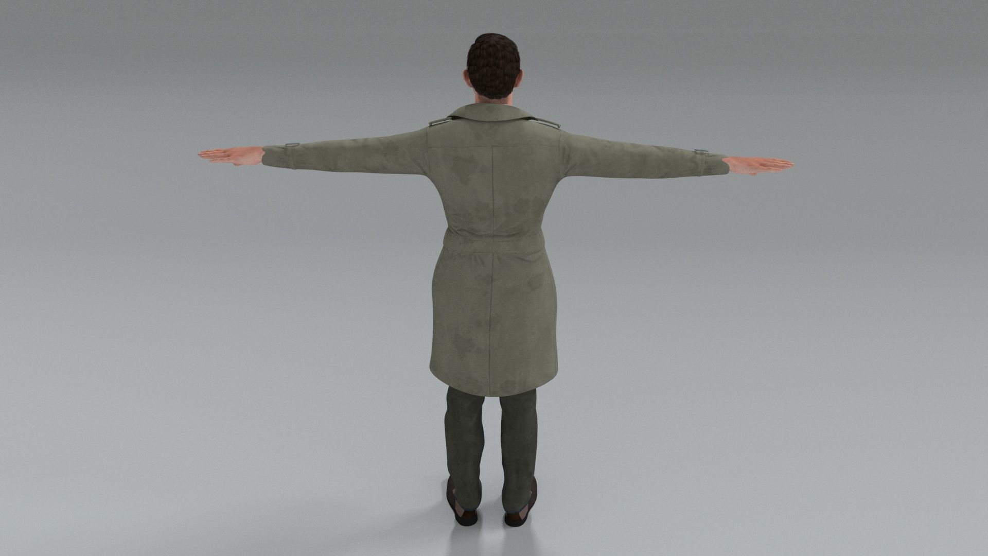 laos British Spy Low-poly 3D model_4