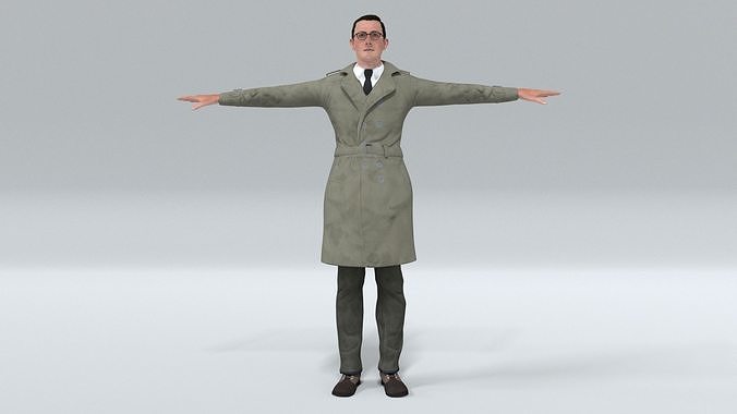 laos British Spy Low-poly 3D model