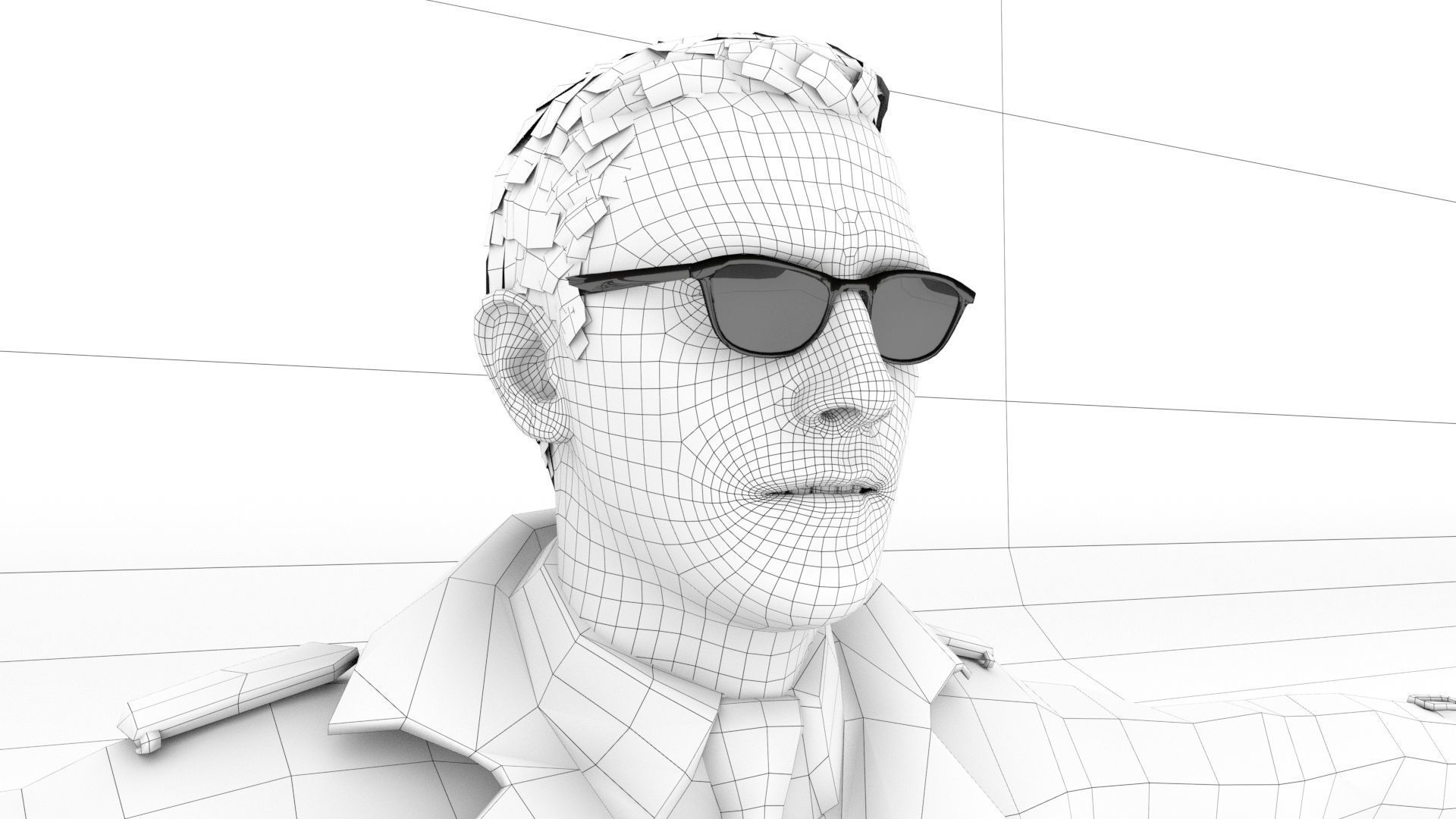 laos British Spy Low-poly 3D model_11