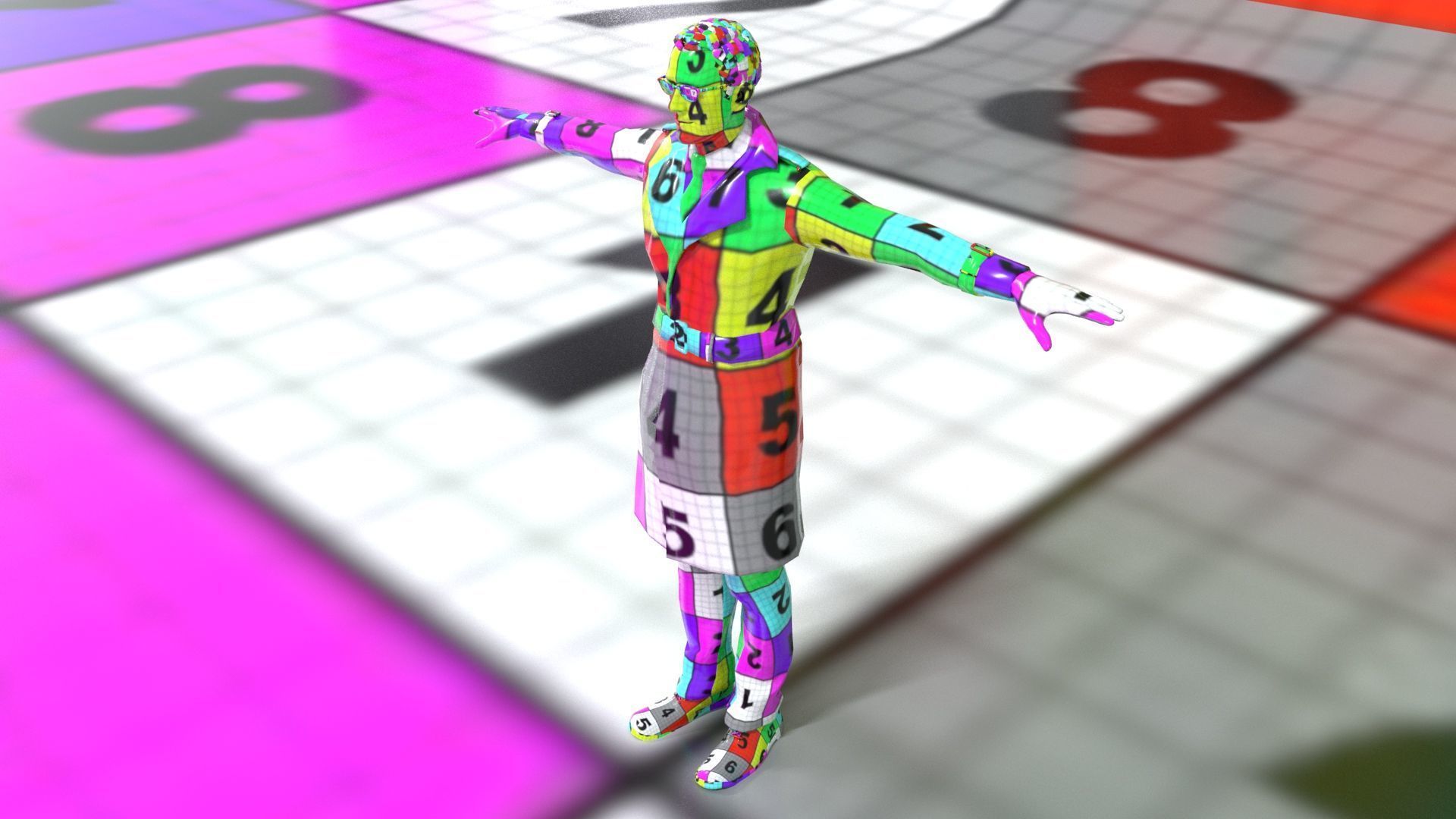 laos British Spy Low-poly 3D model_15