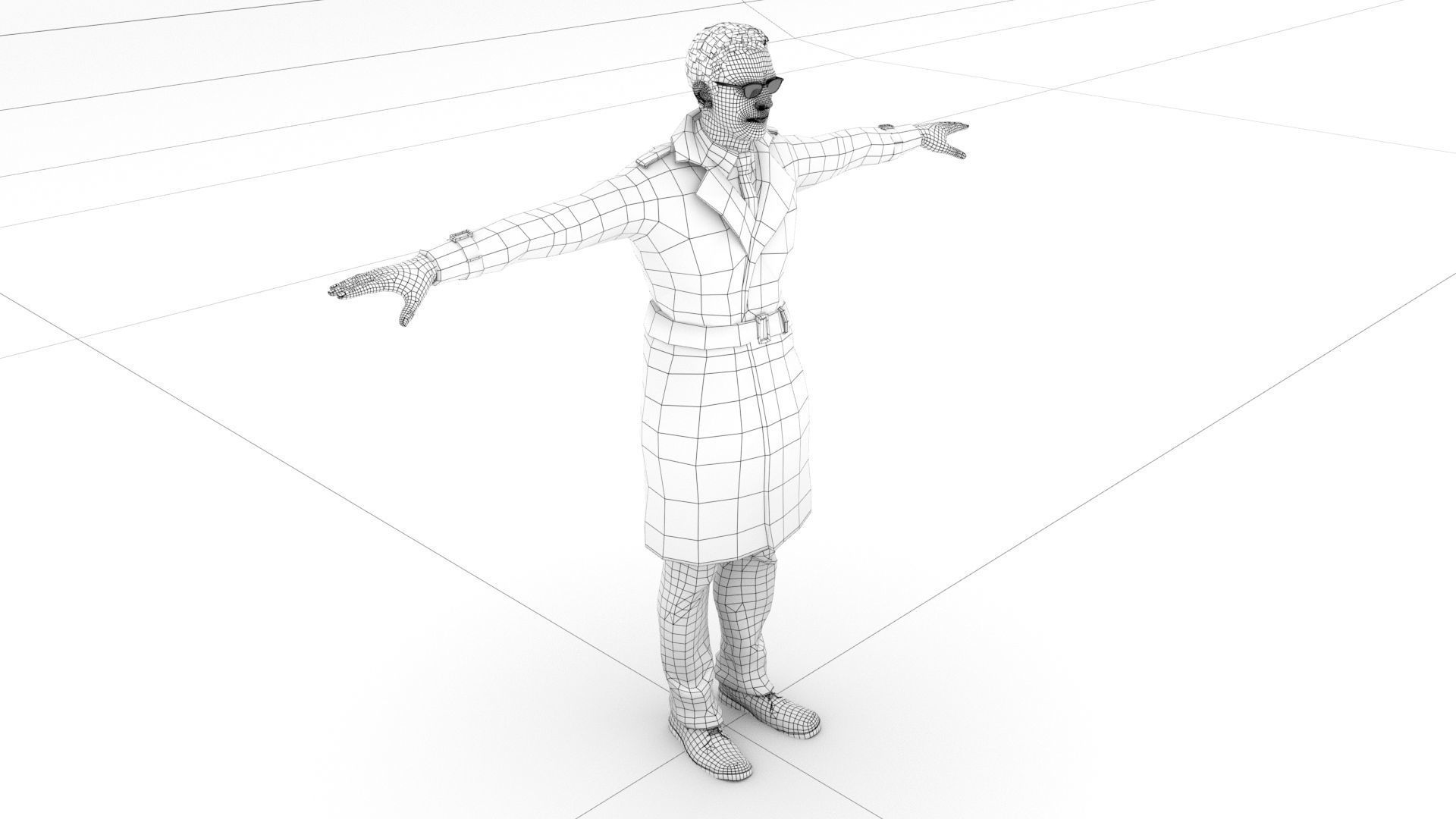 laos British Spy Low-poly 3D model_8