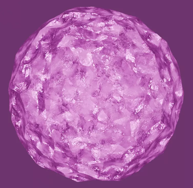 Pink Crystal Free 3D model