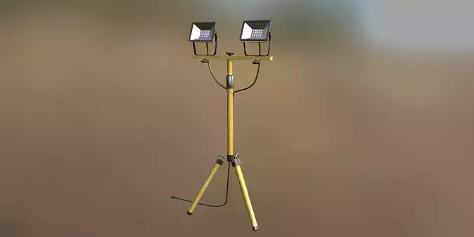 Worn Construction Site Spot Model 3D model