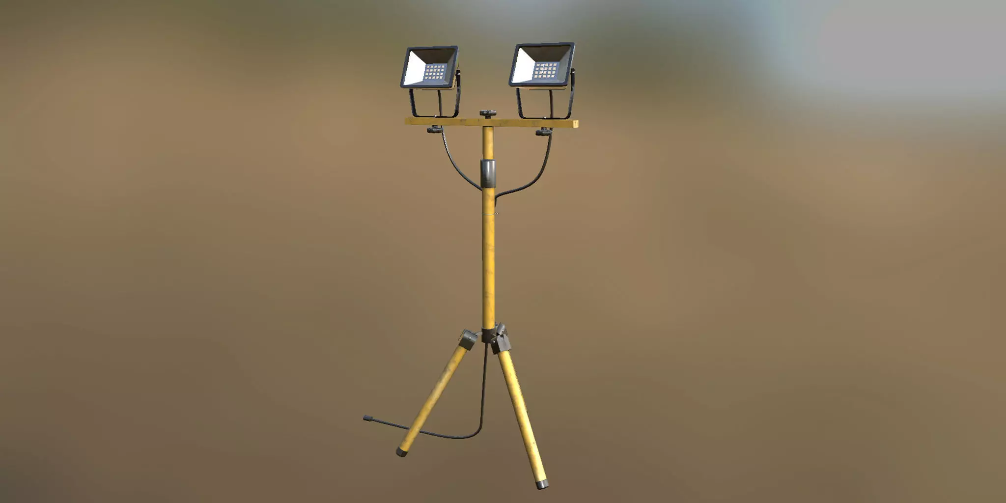 Worn Construction Site Spot Model 3D model_0