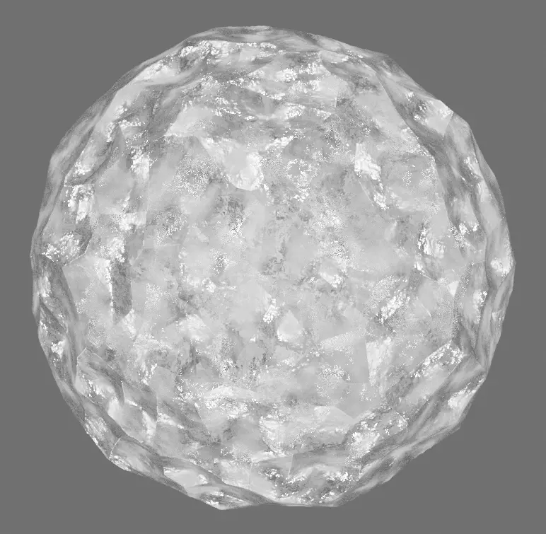 White Crystal Free 3D model