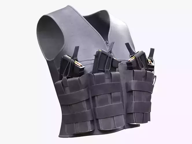 Vest 229 - All MH Bodies - UE5 Skeletons - Rigged