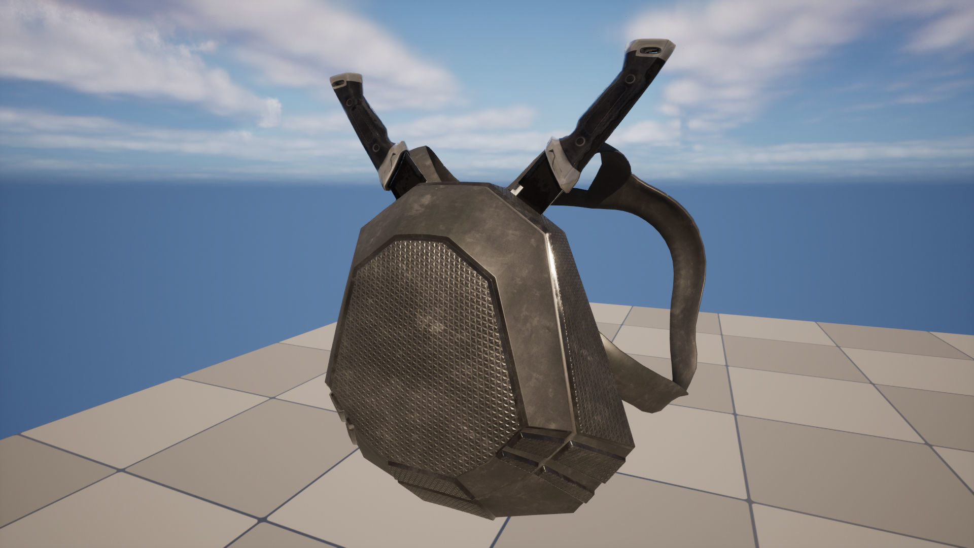 Backpack Machete 228 - All MH Bodies - UE5 Skeletons - Rigged Low-poly 3D model_20