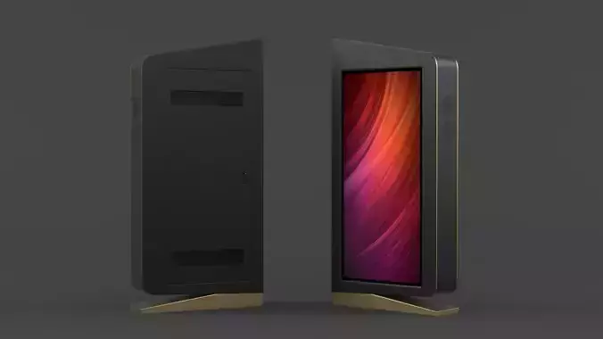 Electronic Kiosk 3D model