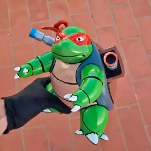 ShellShock Hybrid - ninja turtle blastoise pokemon3d model