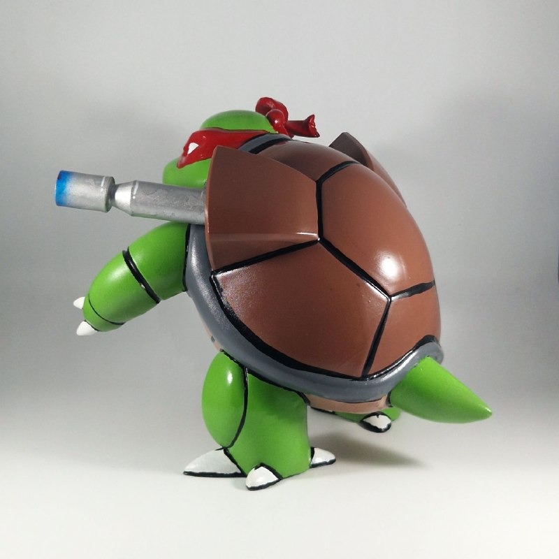 ShellShock Hybrid - ninja turtle blastoise pokemon3d model 3D print model_6