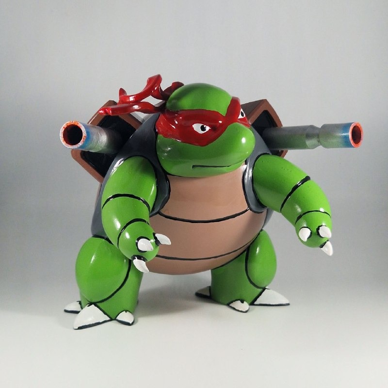 ShellShock Hybrid - ninja turtle blastoise pokemon3d model 3D print model_3