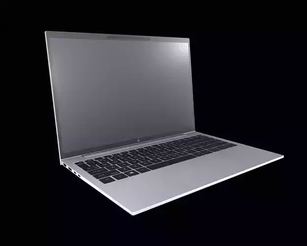 HP Laptop 3D Model Low-poly 3D model