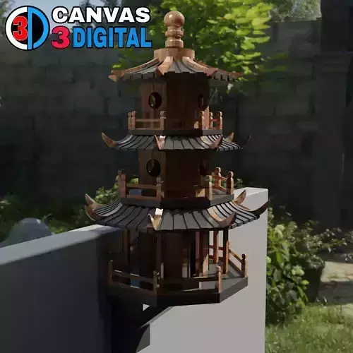 BIRD HOUSE 3D print model