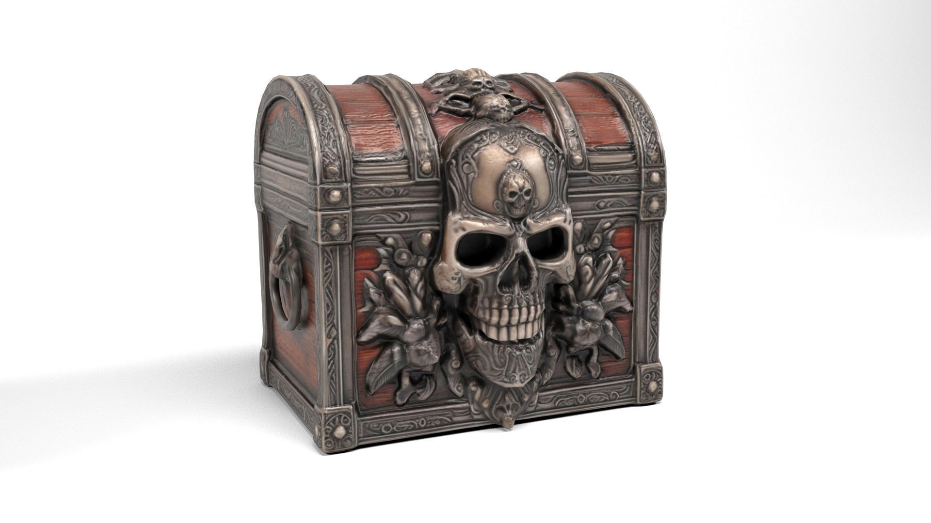 Mysterious Chests Low-poly 3D model_7