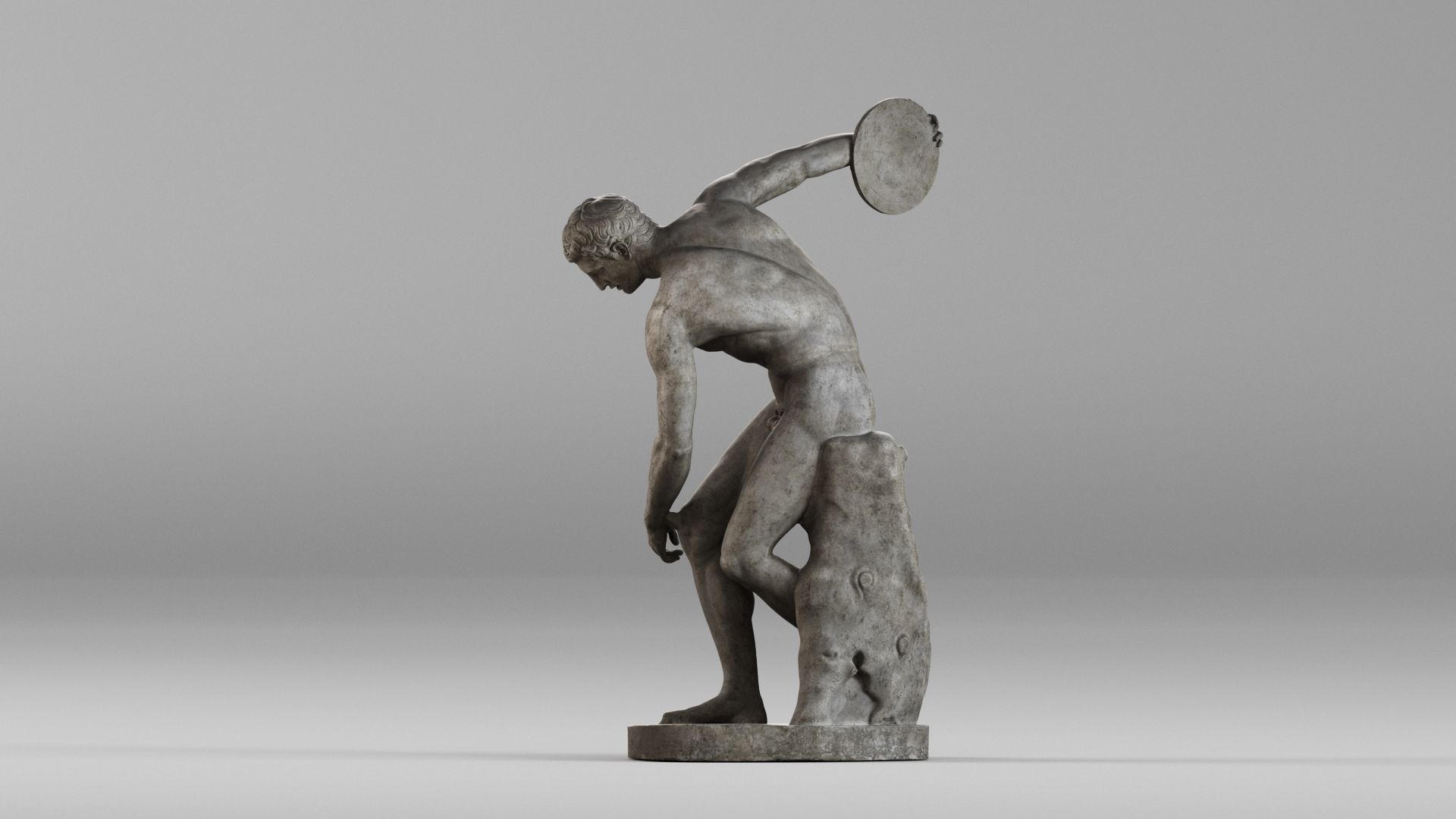 001571 Discobolus 3D print model_1