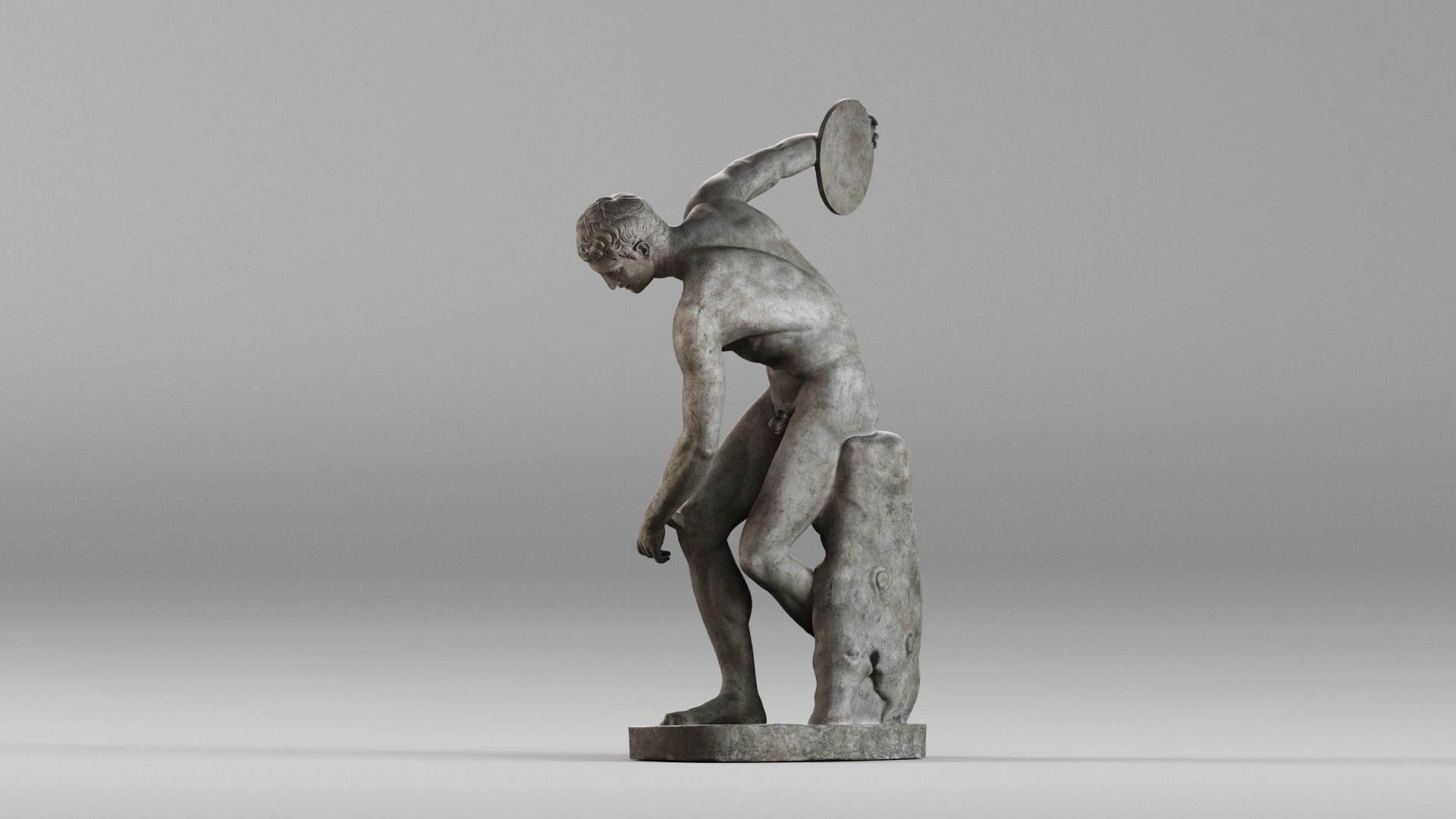 001571 Discobolus 3D print model_3