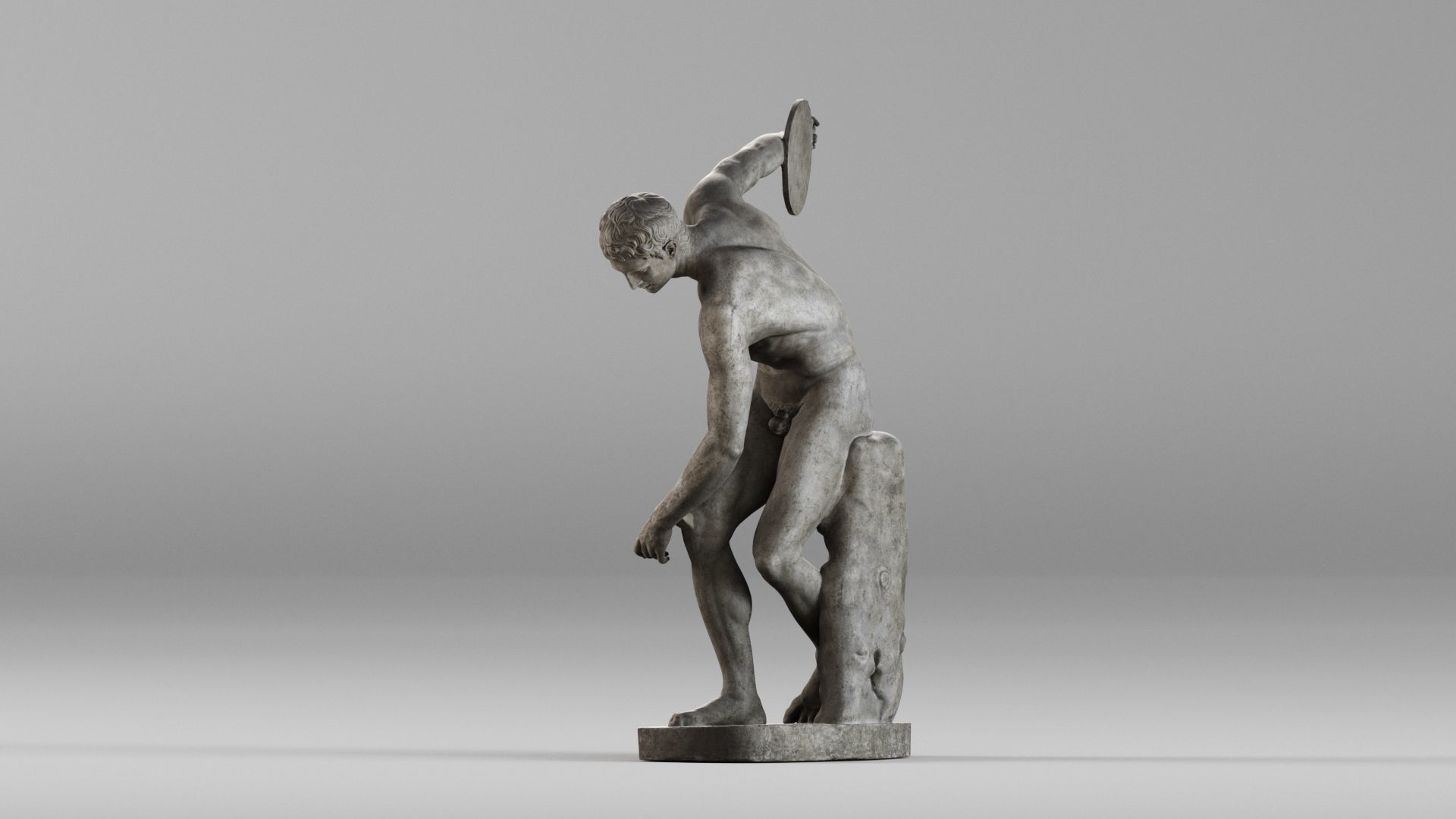 001571 Discobolus 3D print model_4