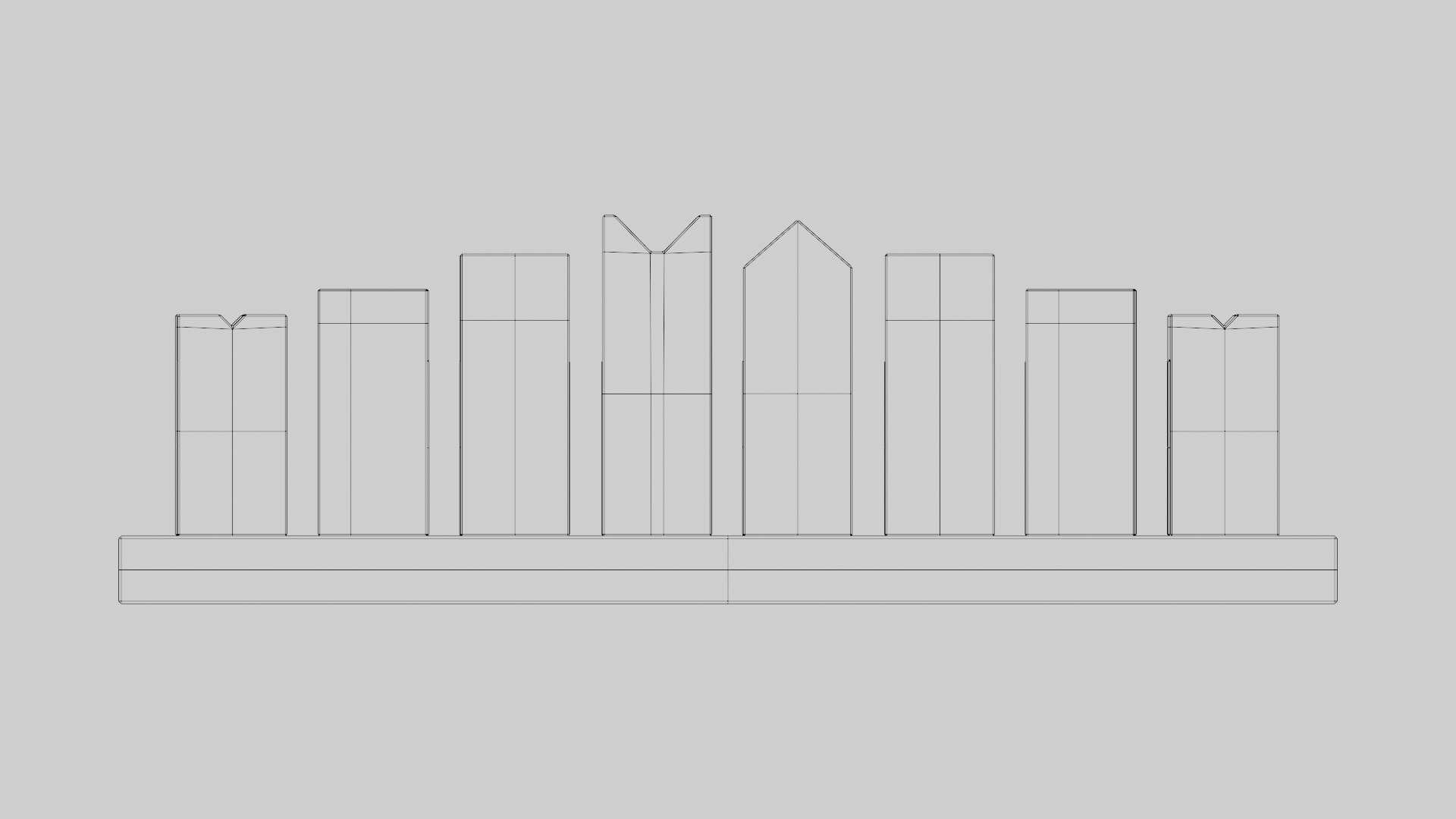 Crystal Chess Set 3D model_9