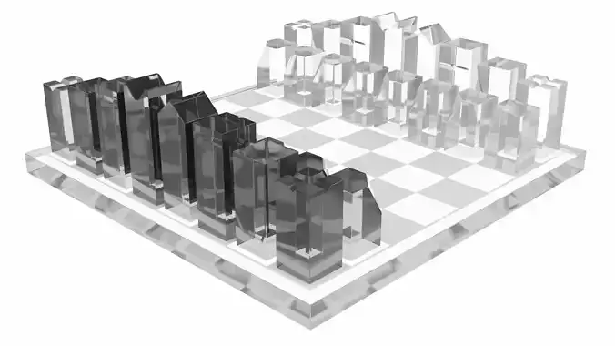 Crystal Chess Set