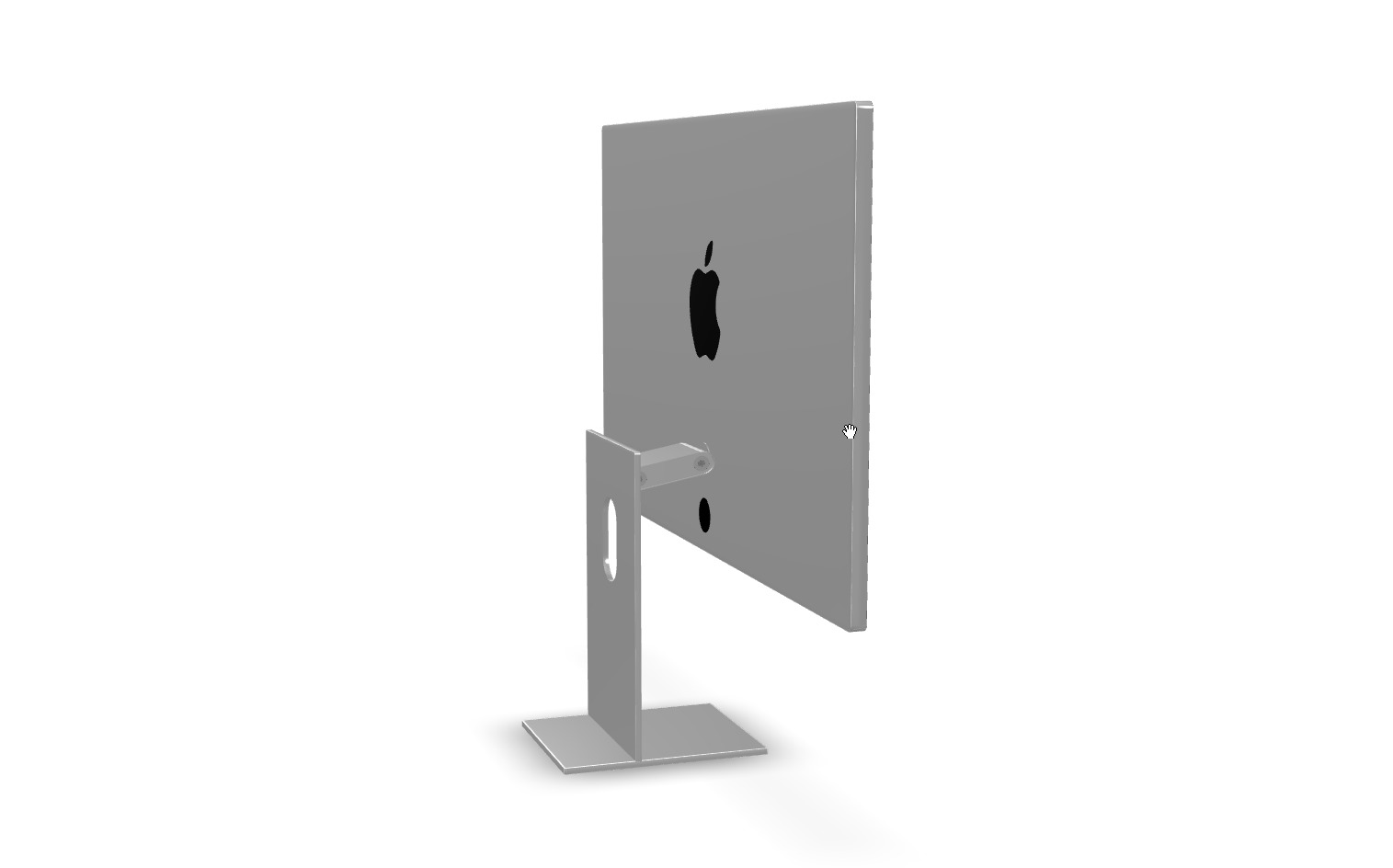 Apple monitor 3D model_5