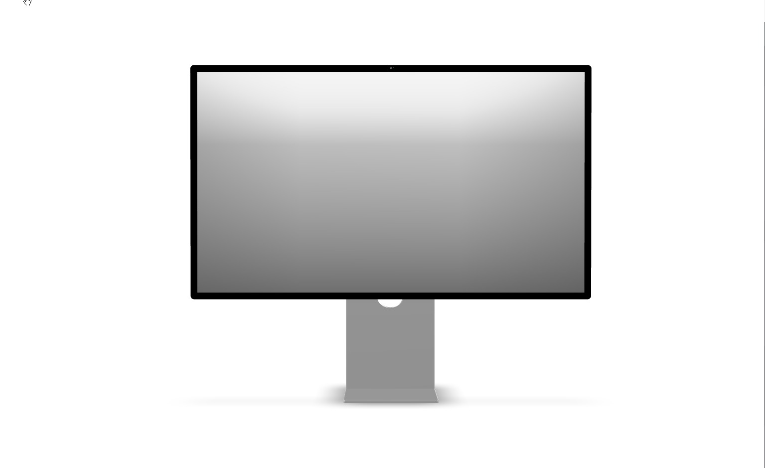 Apple monitor 3D model_3