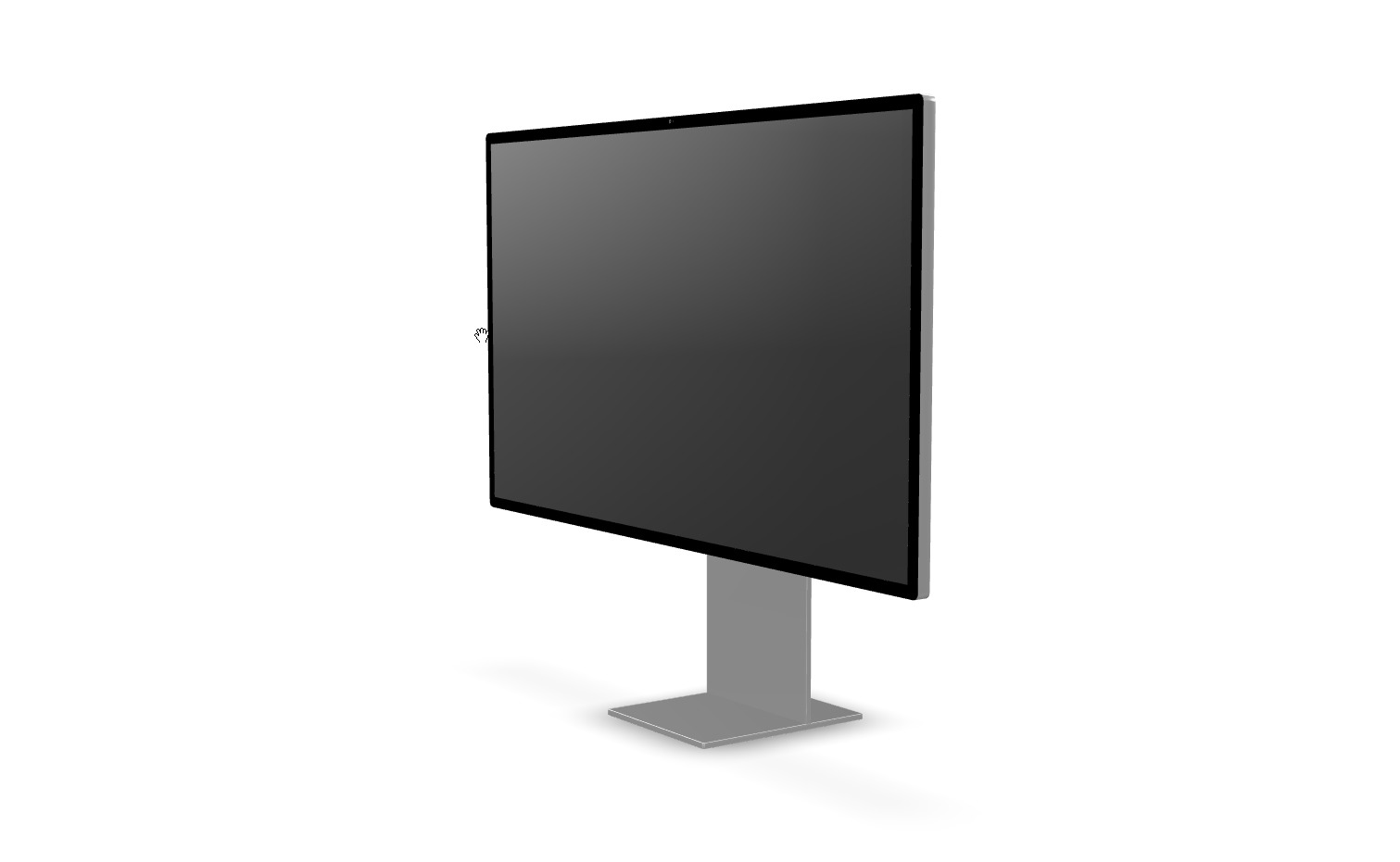 Apple monitor 3D model_6