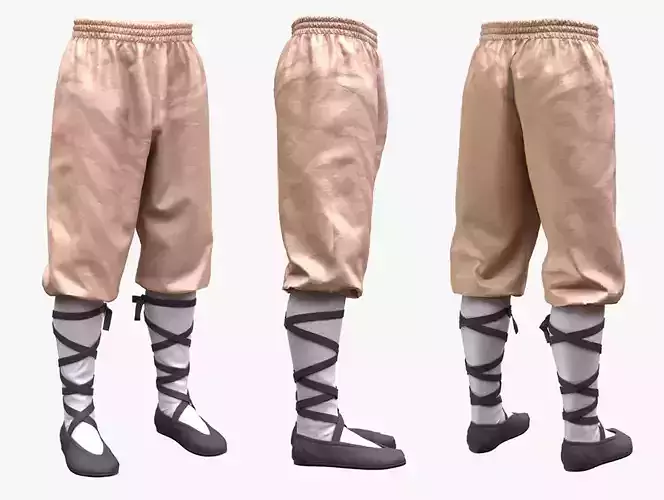 Pants 267 - All MH Bodies - UE5 Skeletons - Rigged