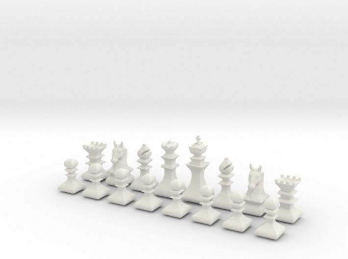 May Chess Set 3D print model_5