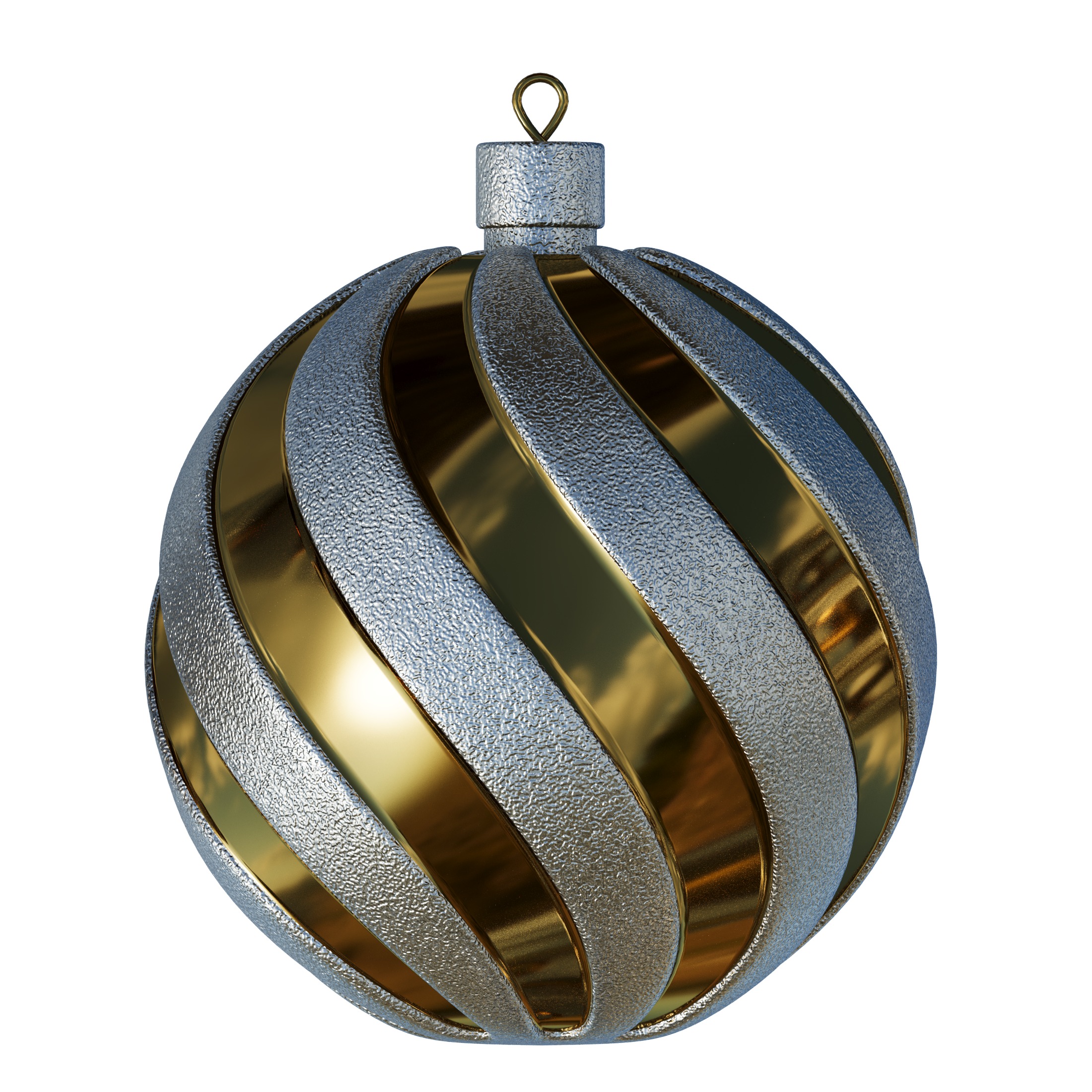 Christmas New Year Ornaments Toys 3D model_3