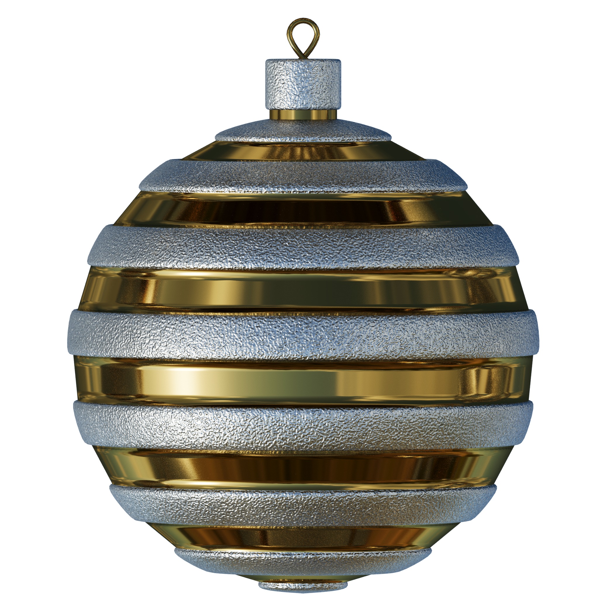 Christmas New Year Ornaments Toys 3D model_8