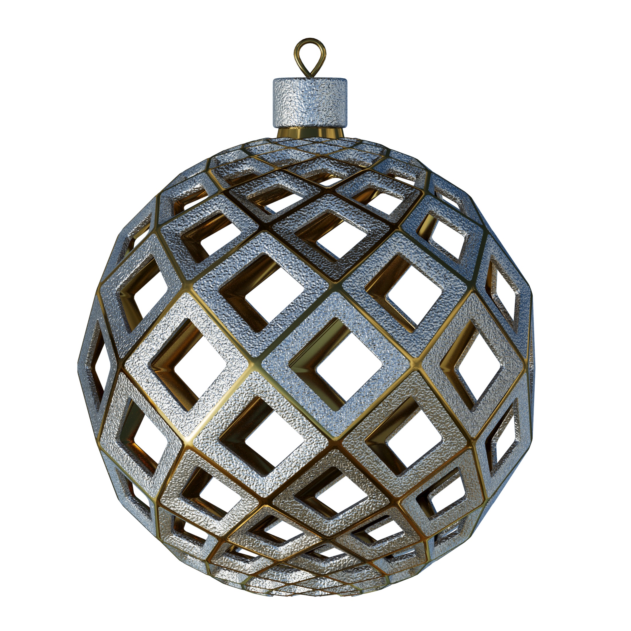Christmas New Year Ornaments Toys 3D model_4