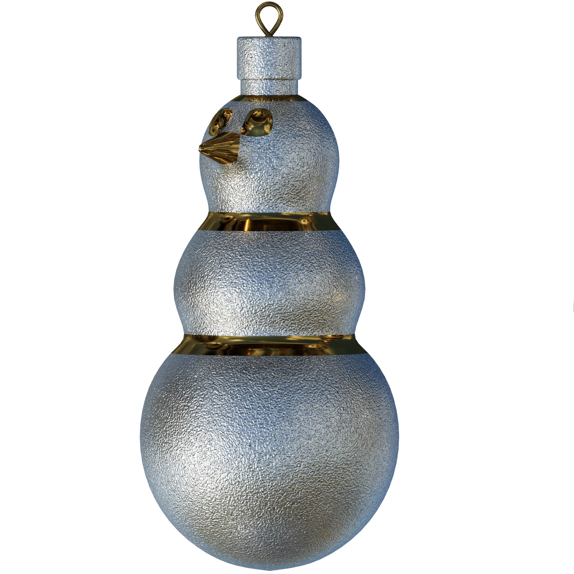 Christmas New Year Ornaments Toys 3D model_7