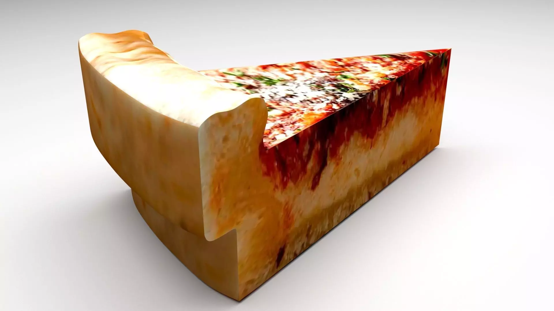 Chicago Deep Dish Pizza 3D model