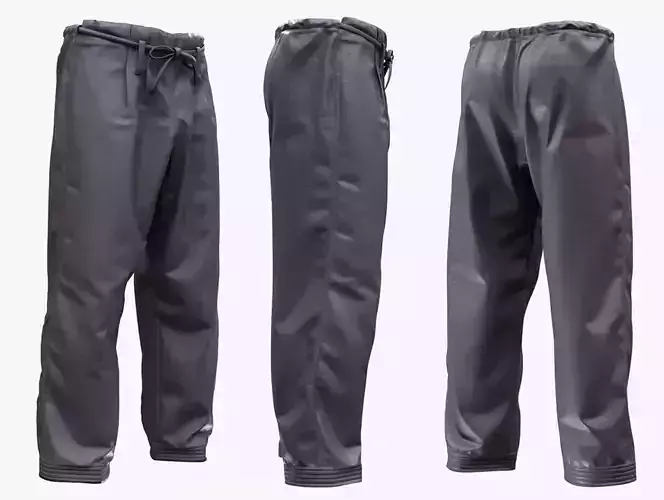 Pants 265 - All MH Bodies - UE5 Skeletons - Rigged Low-poly 3D model