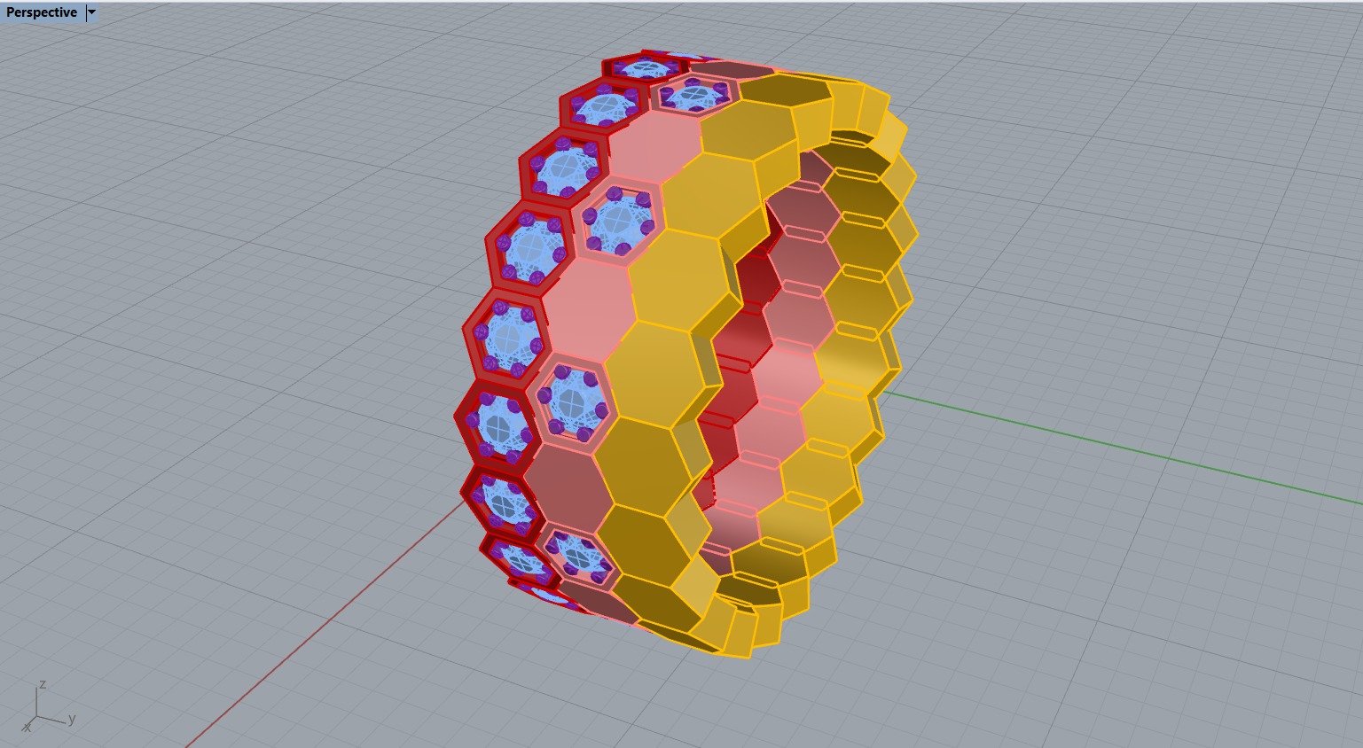Chaumet 3 row Ring bee my love 3D print model_5