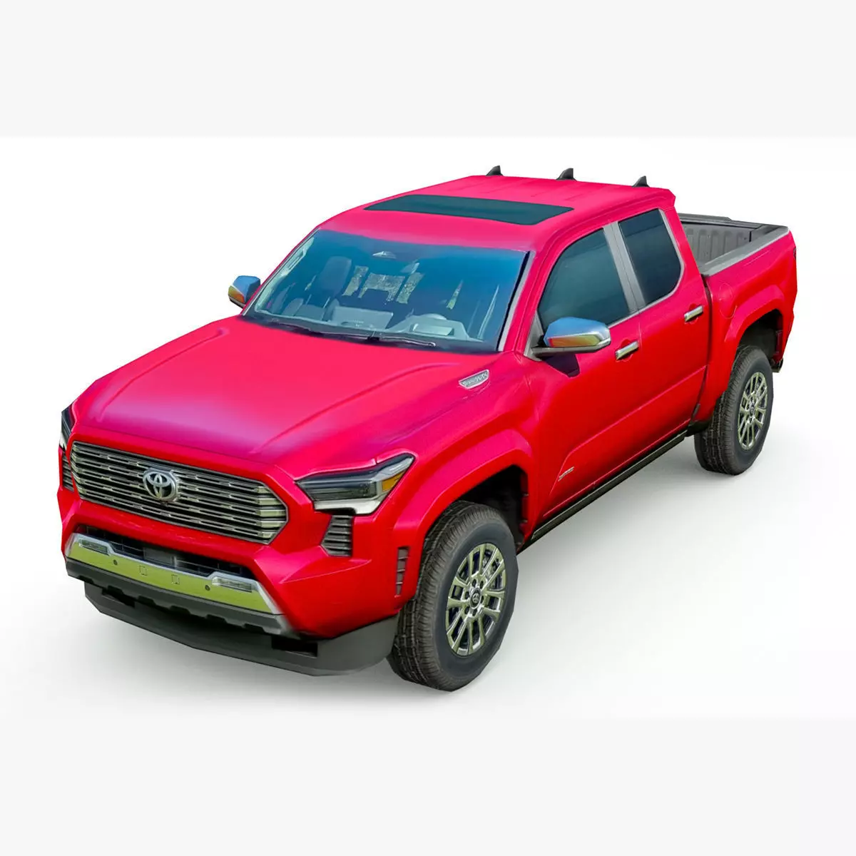 Toyota Tacoma Limited 2024 Low-poly 3D model