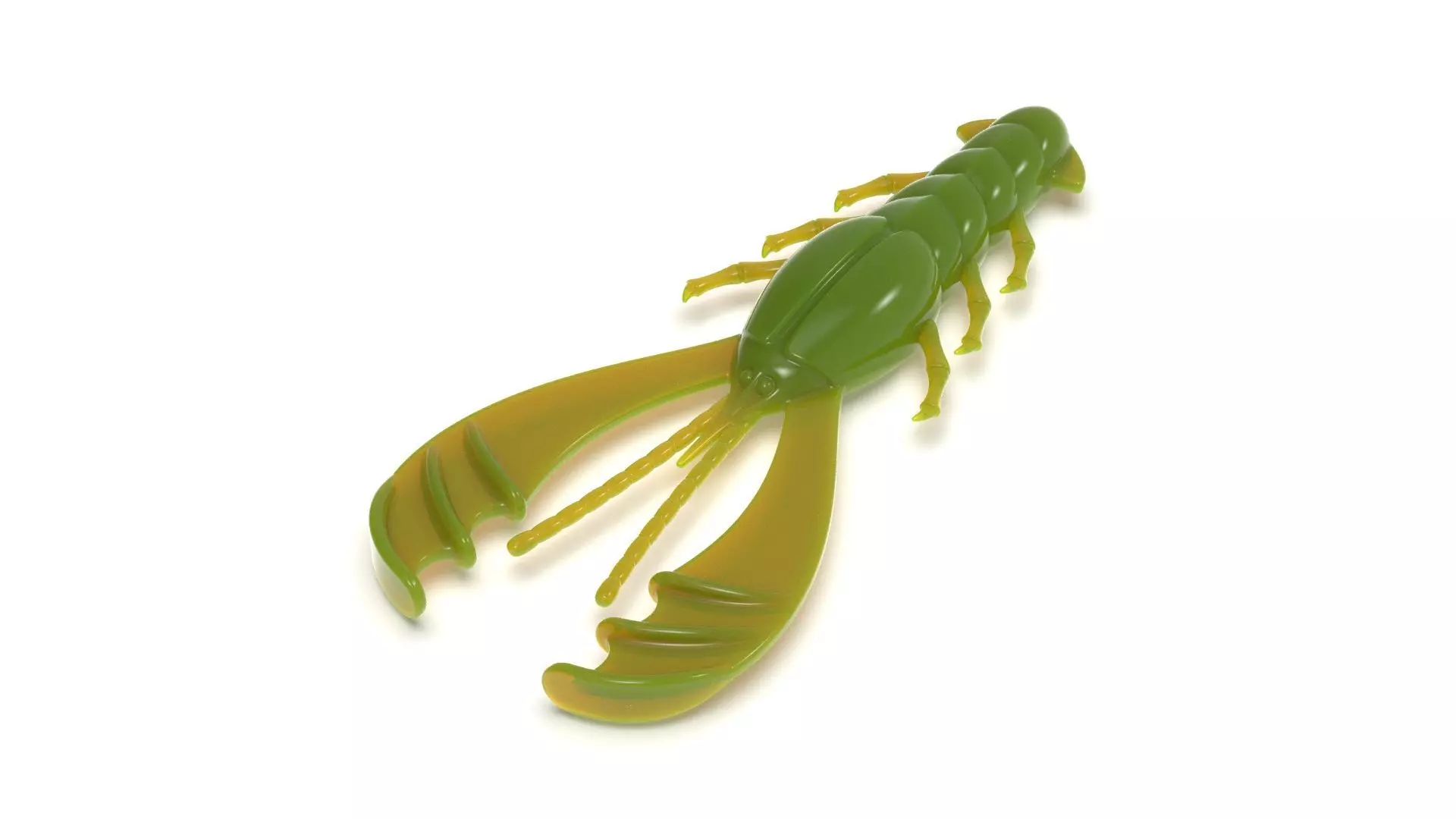 Soft fishing lure - Crawfish 100mm 3D print model