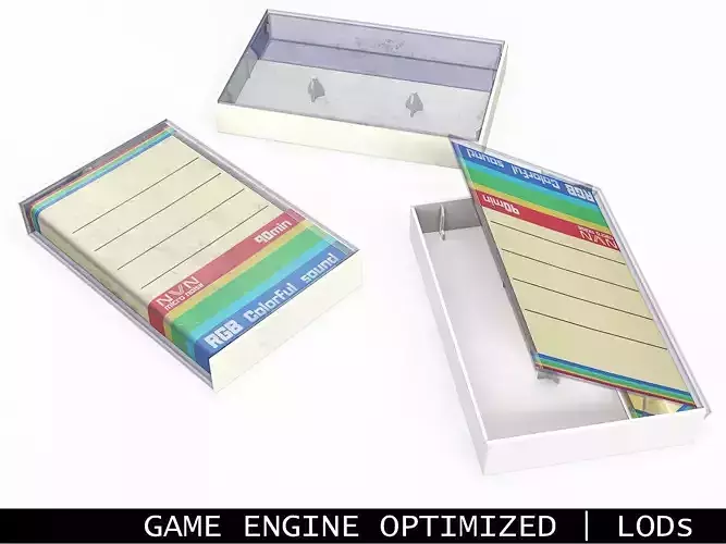 Cassette Tape Case Opaque White - 4 Variants