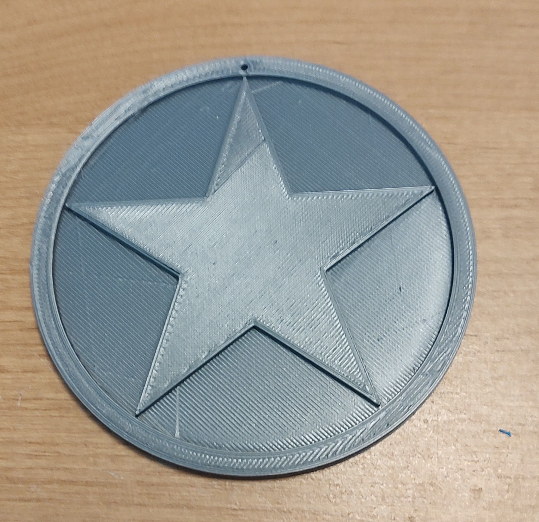 Christmas themed drink coaster or tree ornament 3D print model_3