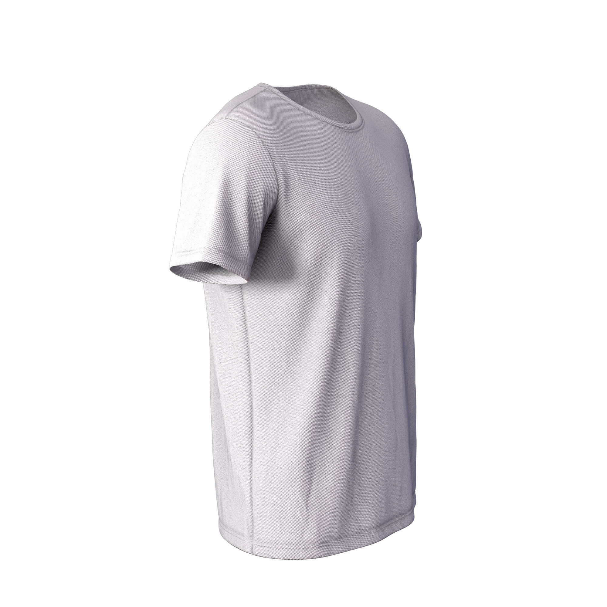 Pink T-shirt 3D model with good topology 3 in1  Low-poly 3D model_17