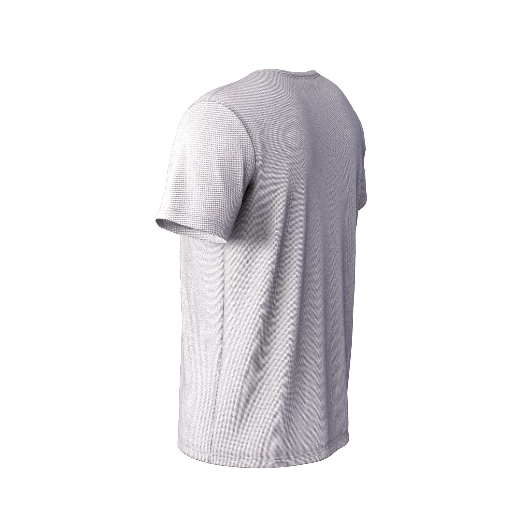 Pink T-shirt 3D model with good topology 3 in1  Low-poly 3D model_20