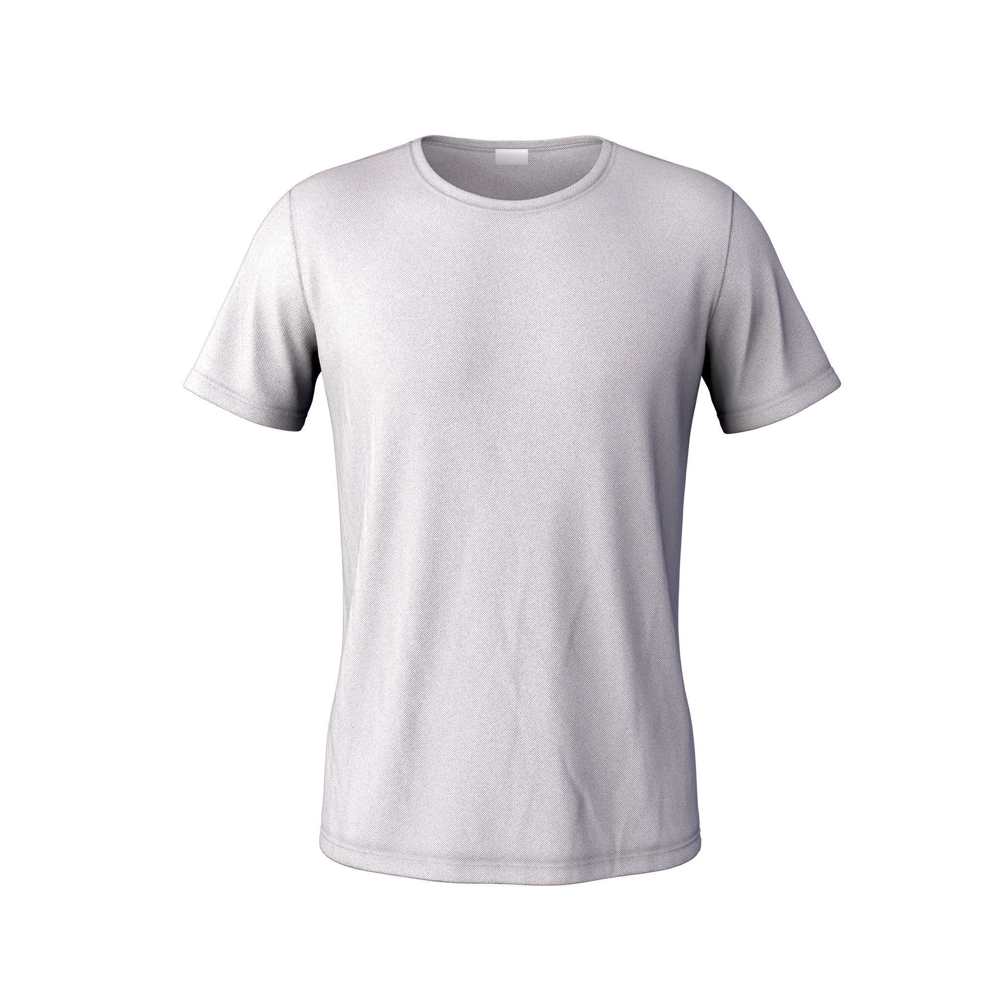 Pink T-shirt 3D model with good topology 3 in1  Low-poly 3D model_16