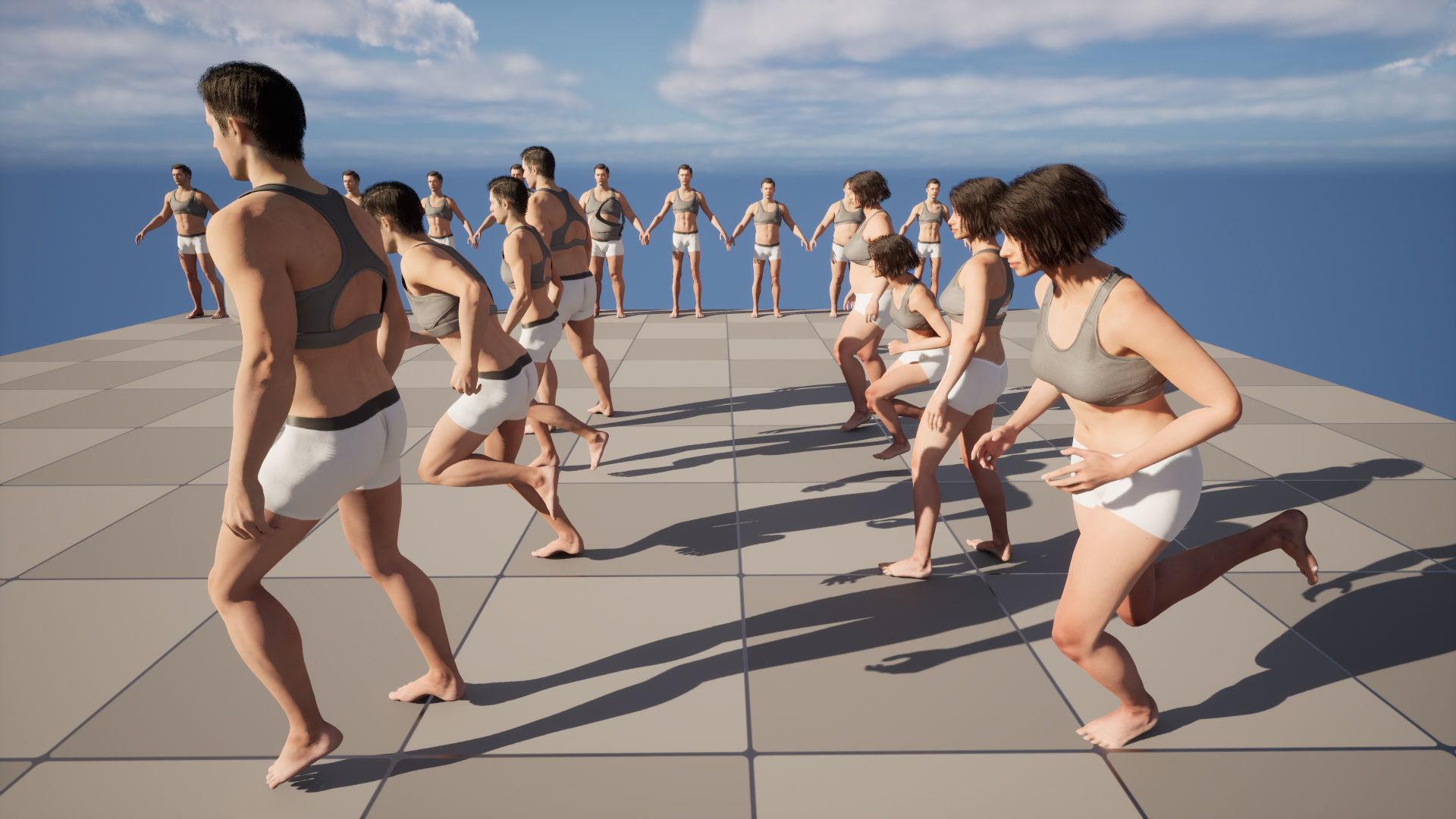 Top 240 - All MH Bodies - UE5 Skeletons - Rigged Low-poly 3D model_18