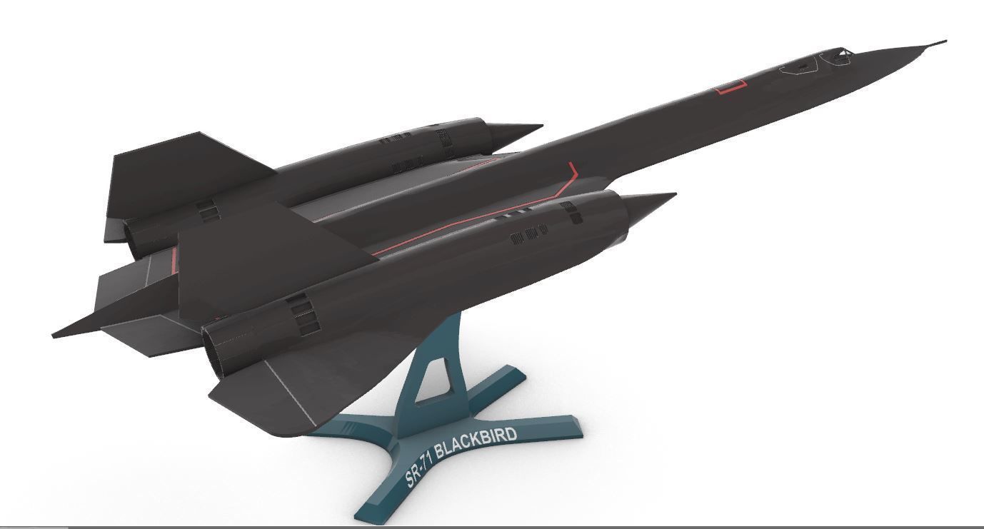 SR-71 Blackbird 3D print model_6