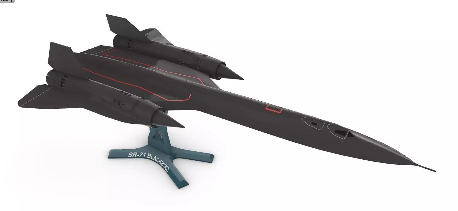 SR-71 Blackbird 3D print model_0