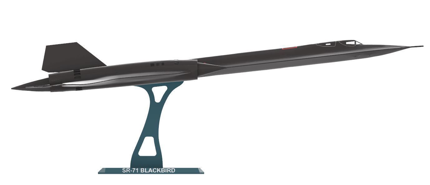 SR-71 Blackbird 3D print model_7