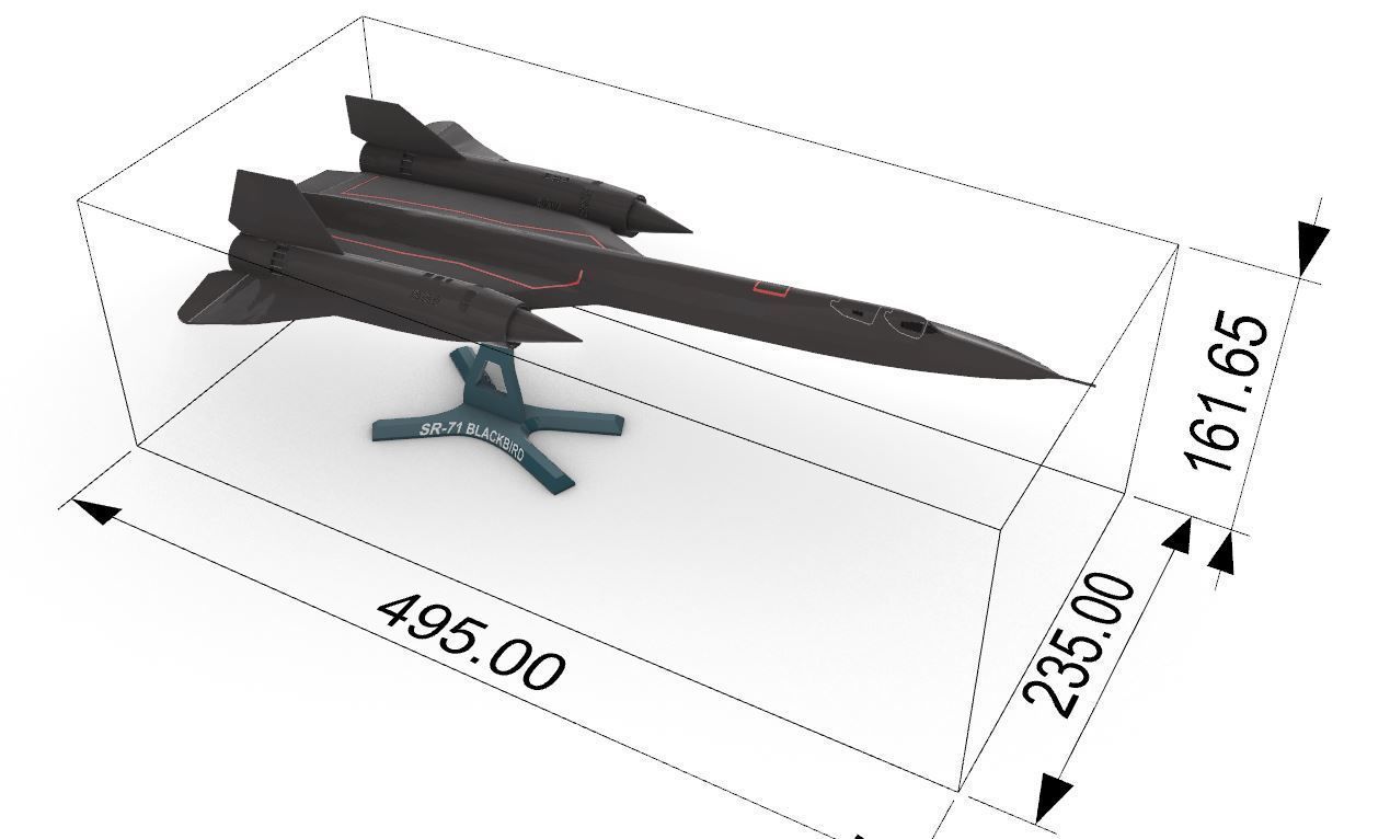 SR-71 Blackbird 3D print model_3
