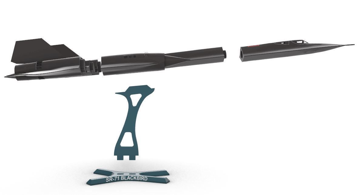 SR-71 Blackbird 3D print model_12