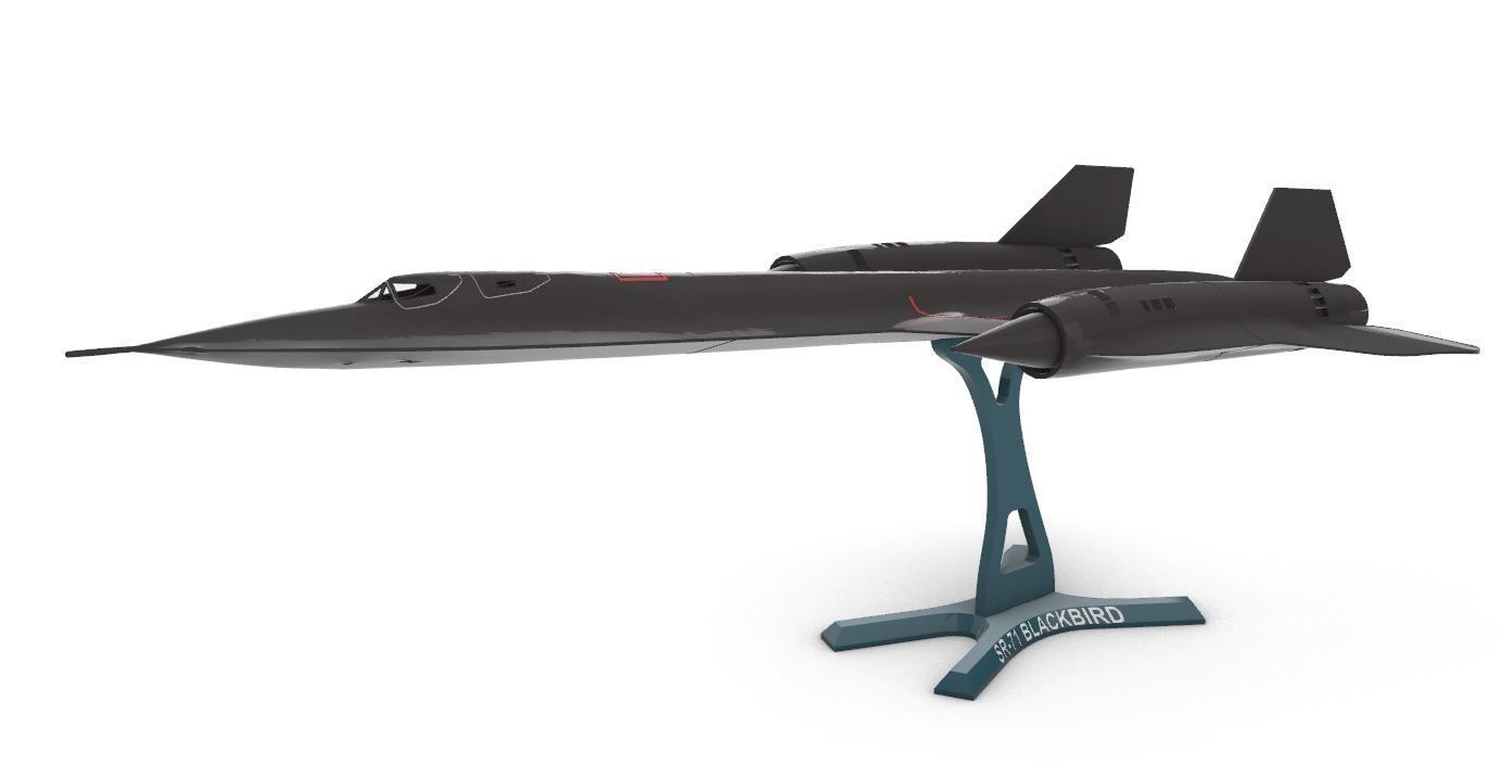 SR-71 Blackbird 3D print model_4